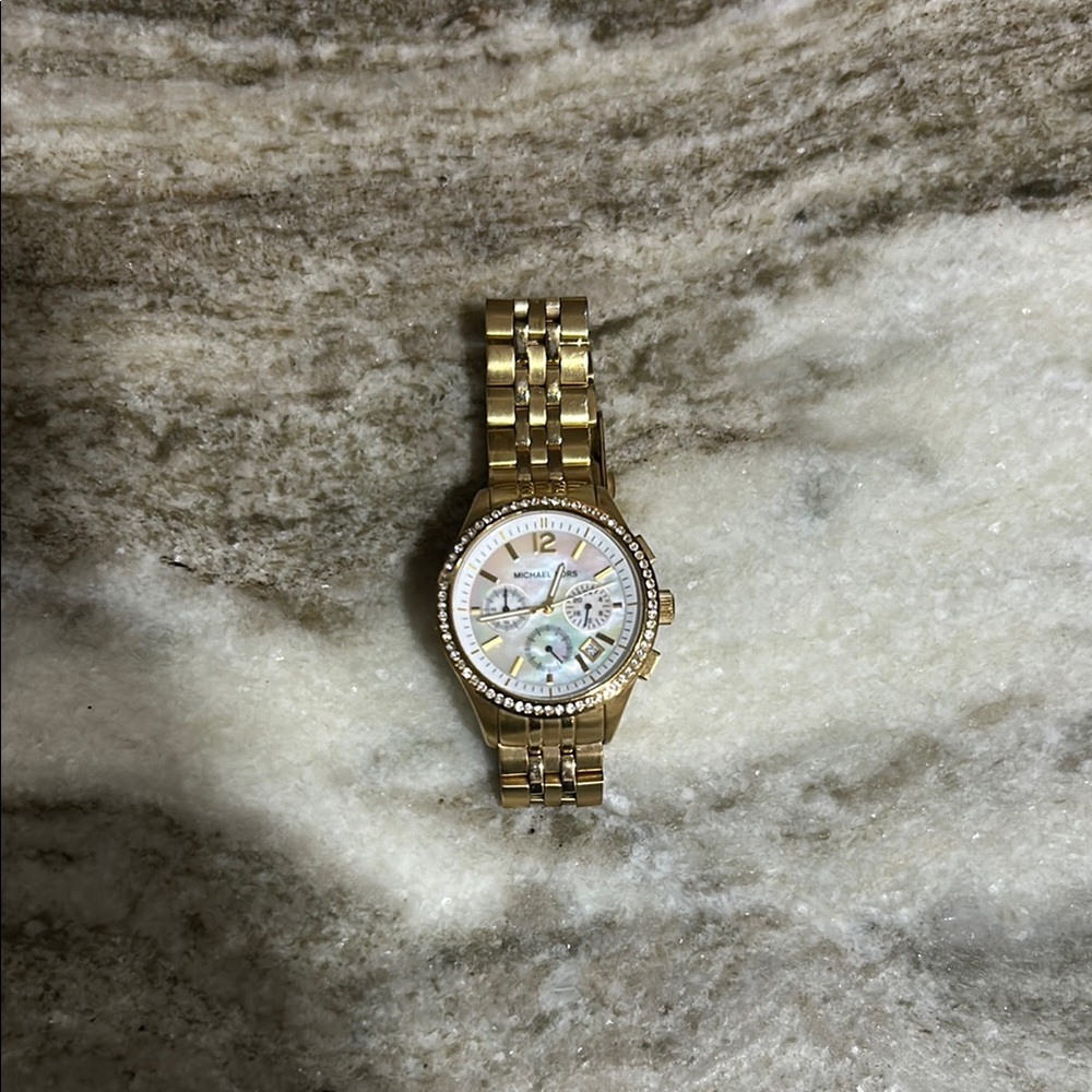 Michael Kors Gold Chronograph Watch